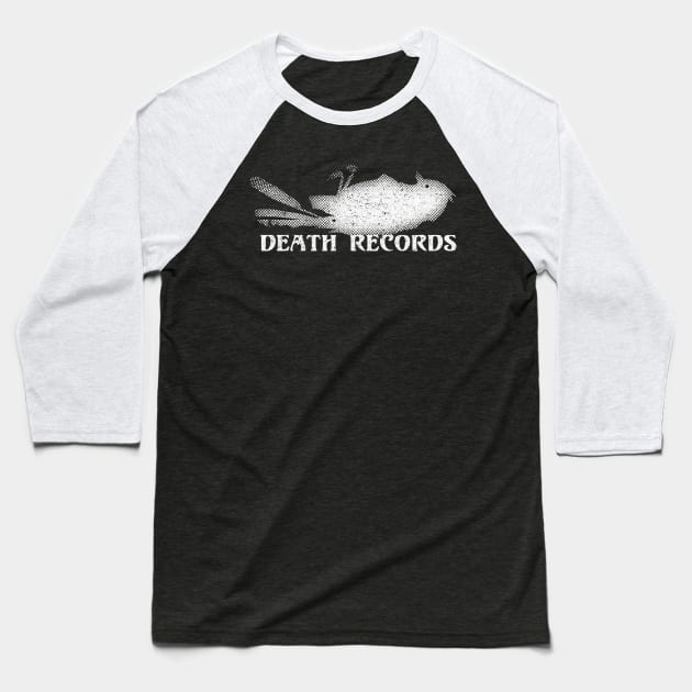 Death Records Baseball T-Shirt by n23tees